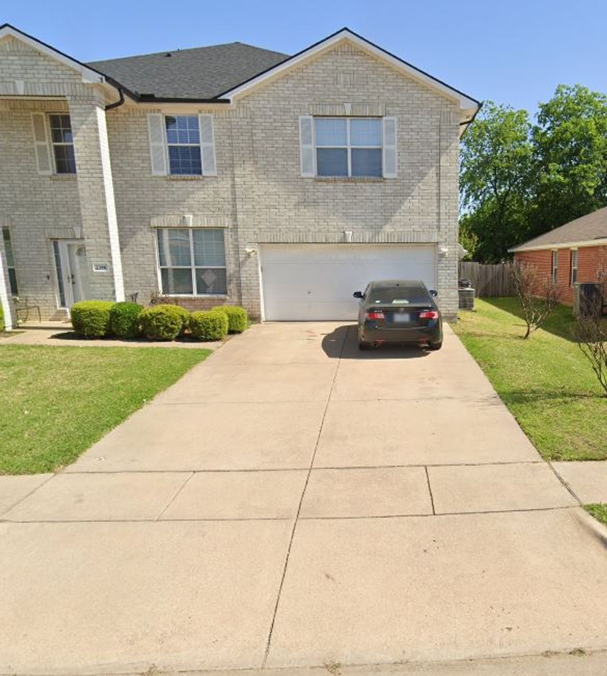 My little driveway in the nice Arlington suburb